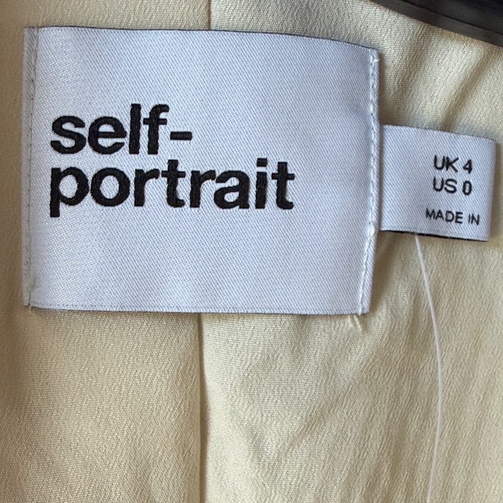 Self-Portrait Sequin Trench Jacket - image 3